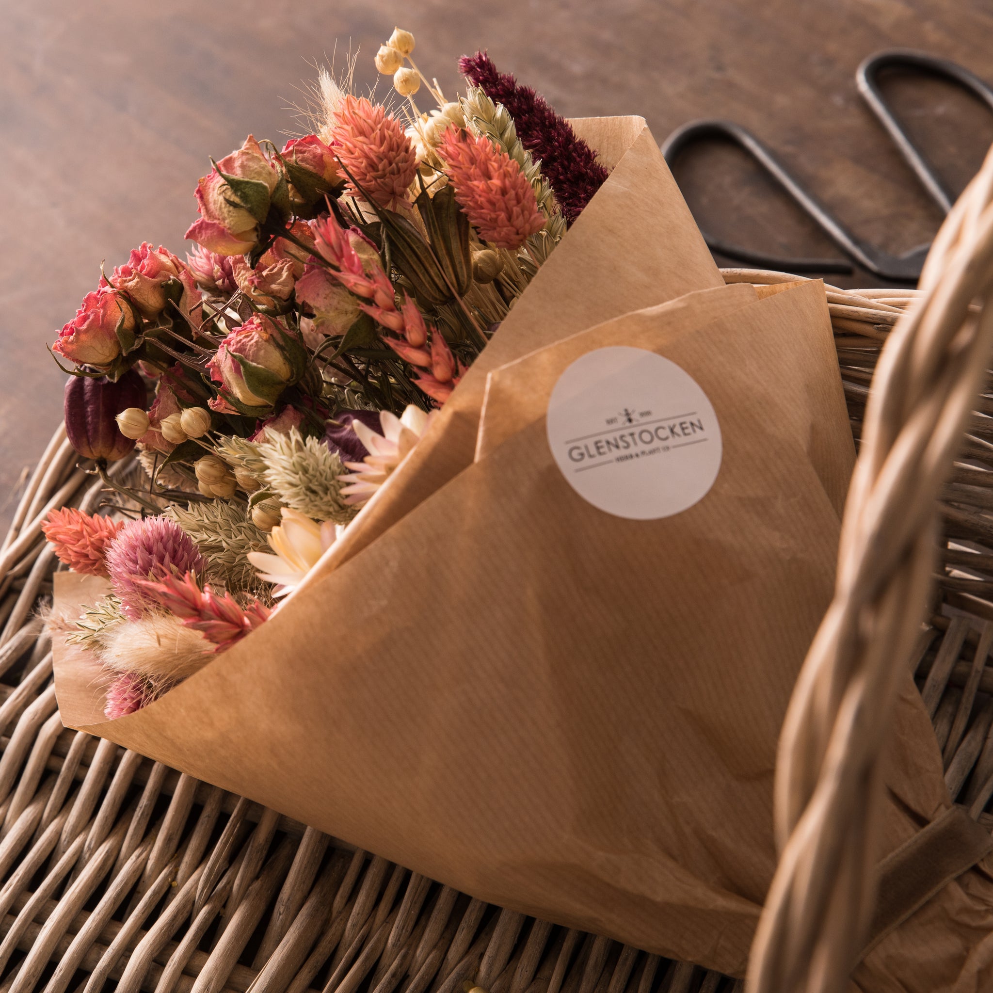 Hand-tied dried Flower Bouquet